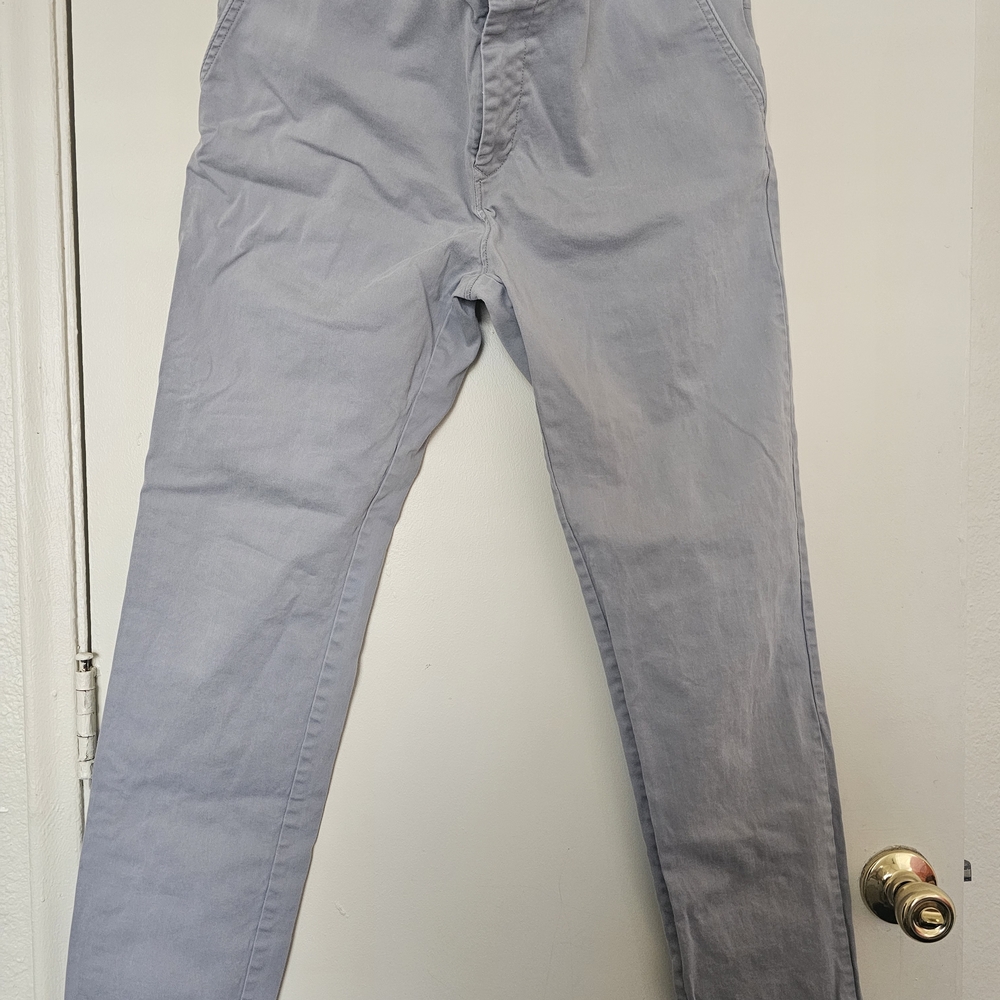 Light Gray Casual Pants